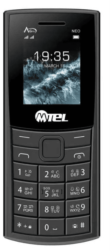 MTEL NEO feature phone in black