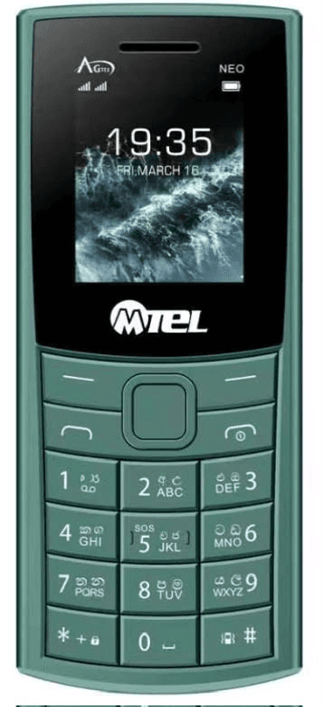 MTEL NEO feature phone in green