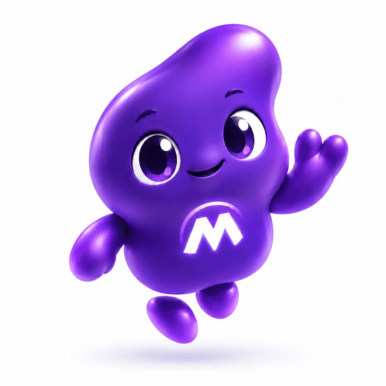 MTEL mascot waving
